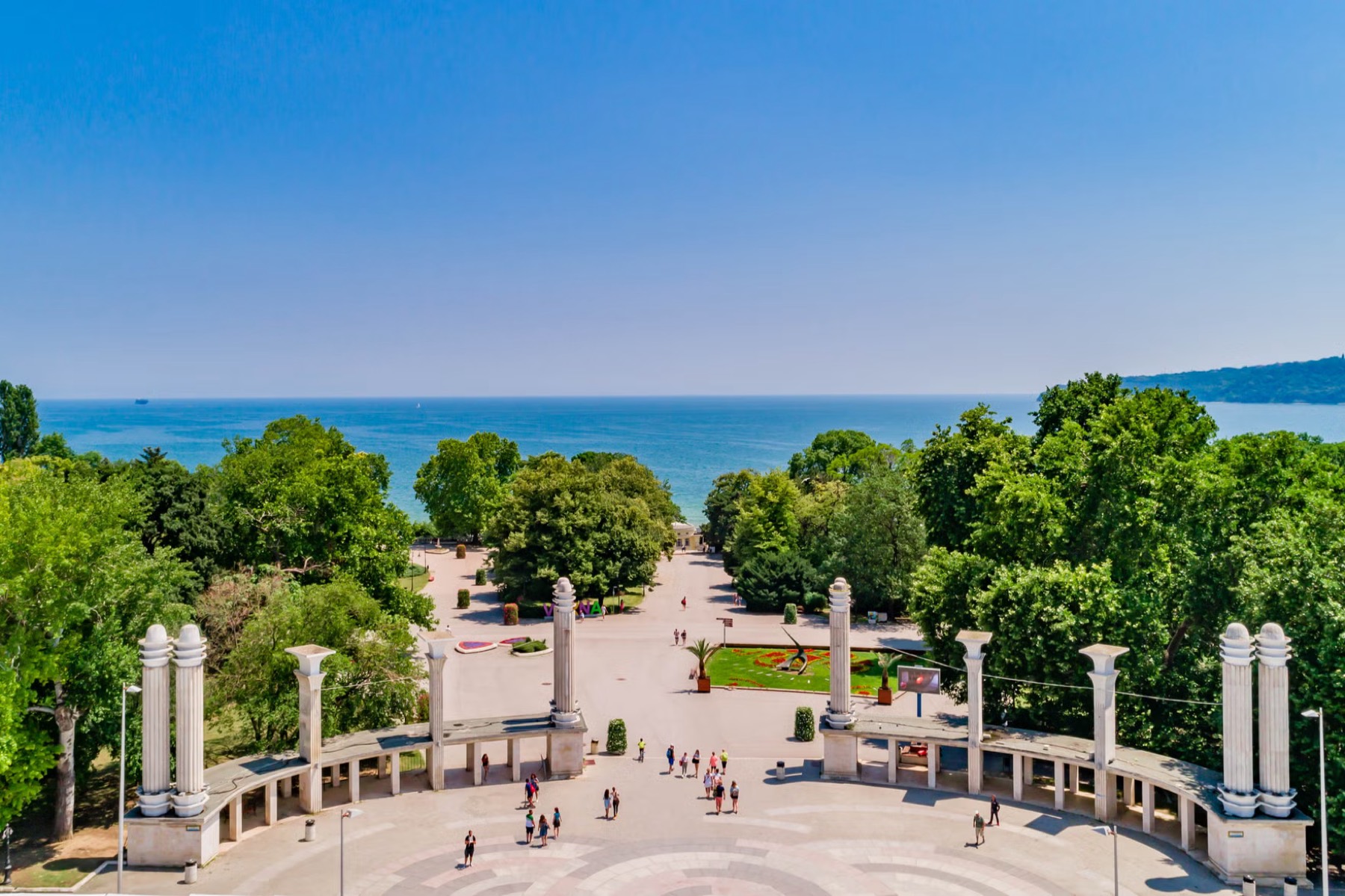 Sea Garden colonnade, Varna